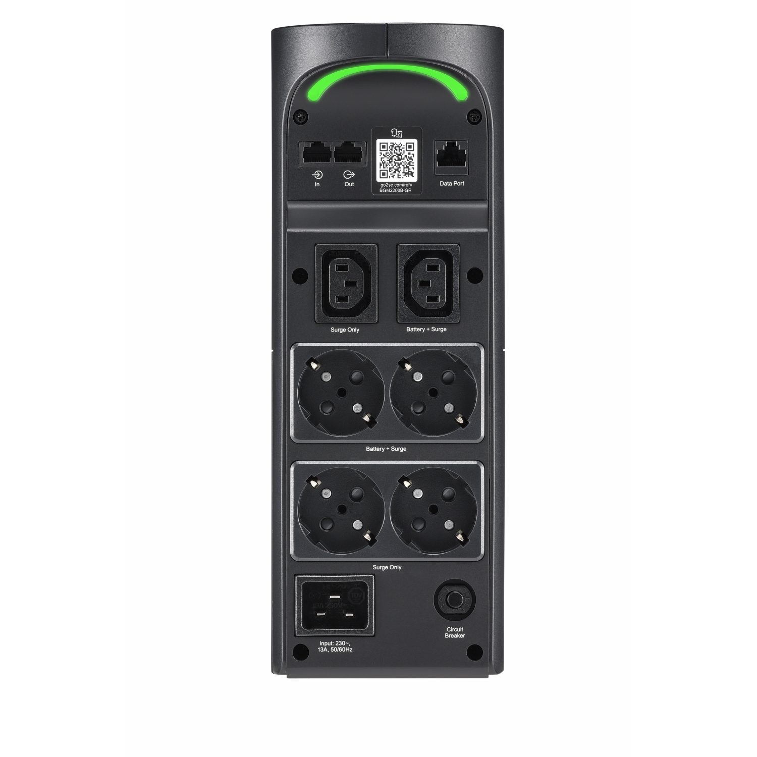 APC (BGM2200B) BACK-UPS PRO 2200VA/1320W, TOWER, 230V, 6X IEC, RGB, MIDNIGHT (BLACK) - Image 2