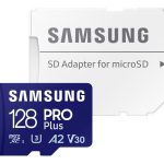 Samsung (pro Plus) 128gb Micro Sd Card W/ Adapter, Cl10, 180r/130w Mb/s, 10yr Wty (MB-MD128SA/APC)