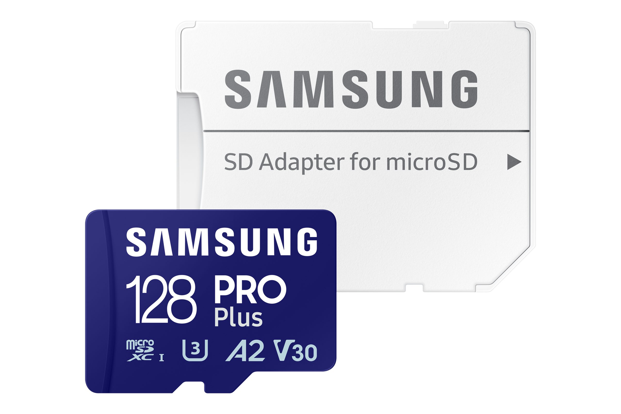 SAMSUNG (PRO PLUS) 128GB MICRO SD CARD w/ ADAPTER, CL10, 180R/130W MB/s, 10YR WTY - Image 2