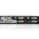 Aten Desktop Kvmp Switch 2 Port Dual Display Dvi Dual Link W/ Audio, 2x Custom Kvm Cables Included, 2x Usb Port, Selection Via Front Panel (CS1642A-AT-U)