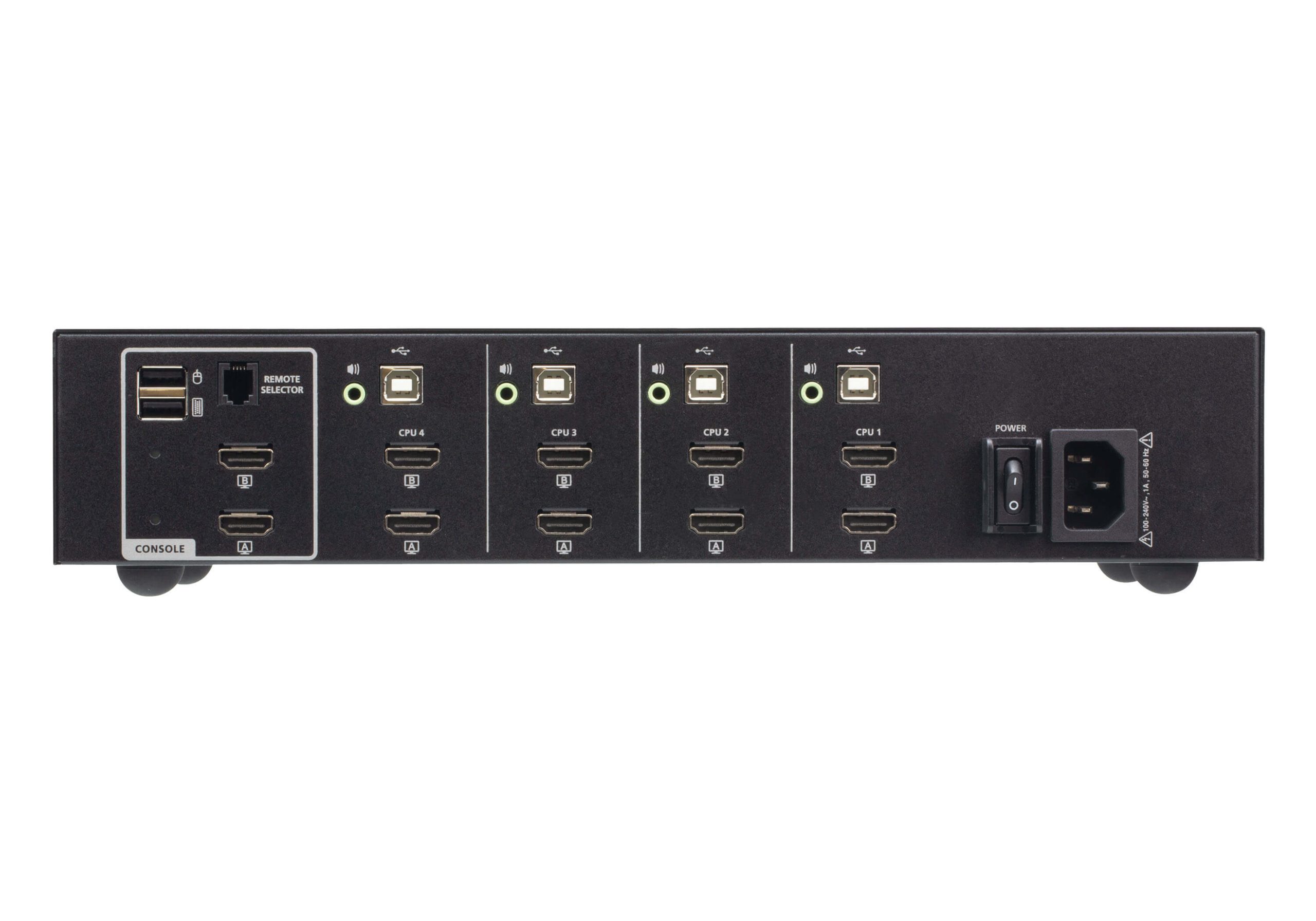 ATEN 4-PORT USB HDMI DUAL DISPLAY SECURE KVM SWITCH (PSD PP V4.0 COMPLIANT) - Image 2