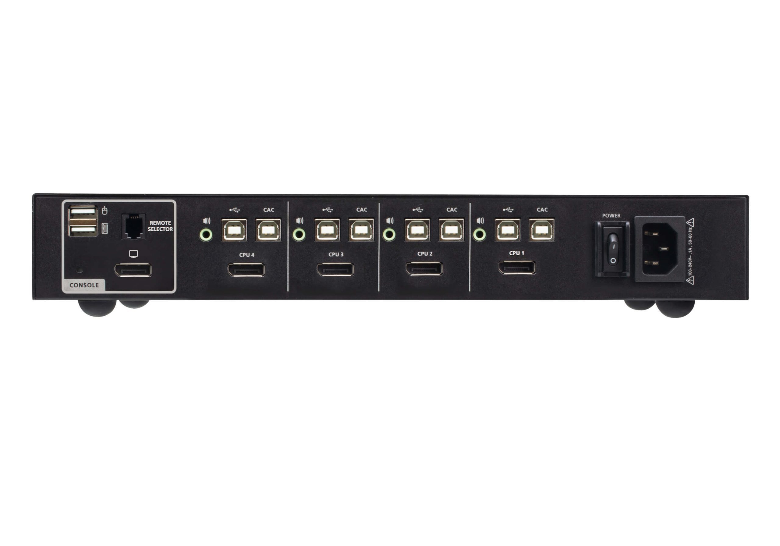 Aten 4-Port USB DisplayPort Secure KVM Switch with CAC (PSD PP v4.0 Compliant) - Image 2