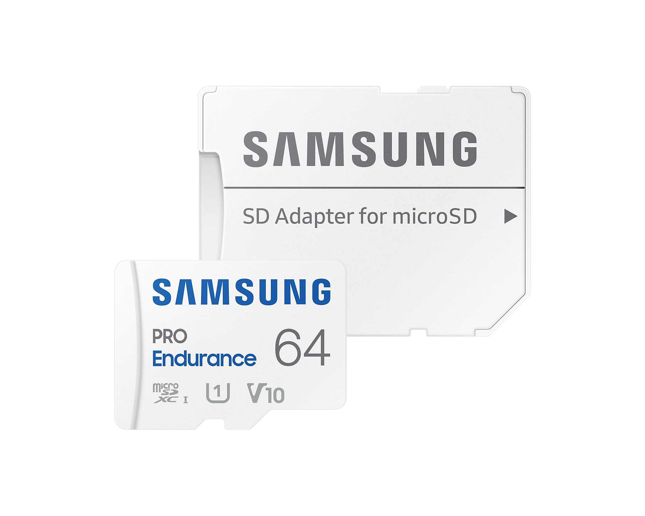 SAMSUNG (PRO ENDURANCE) 64GB MICRO SD CARD w/ADAPTER, CL10, 100R/30W MB/s, 5YR WTY - Image 2