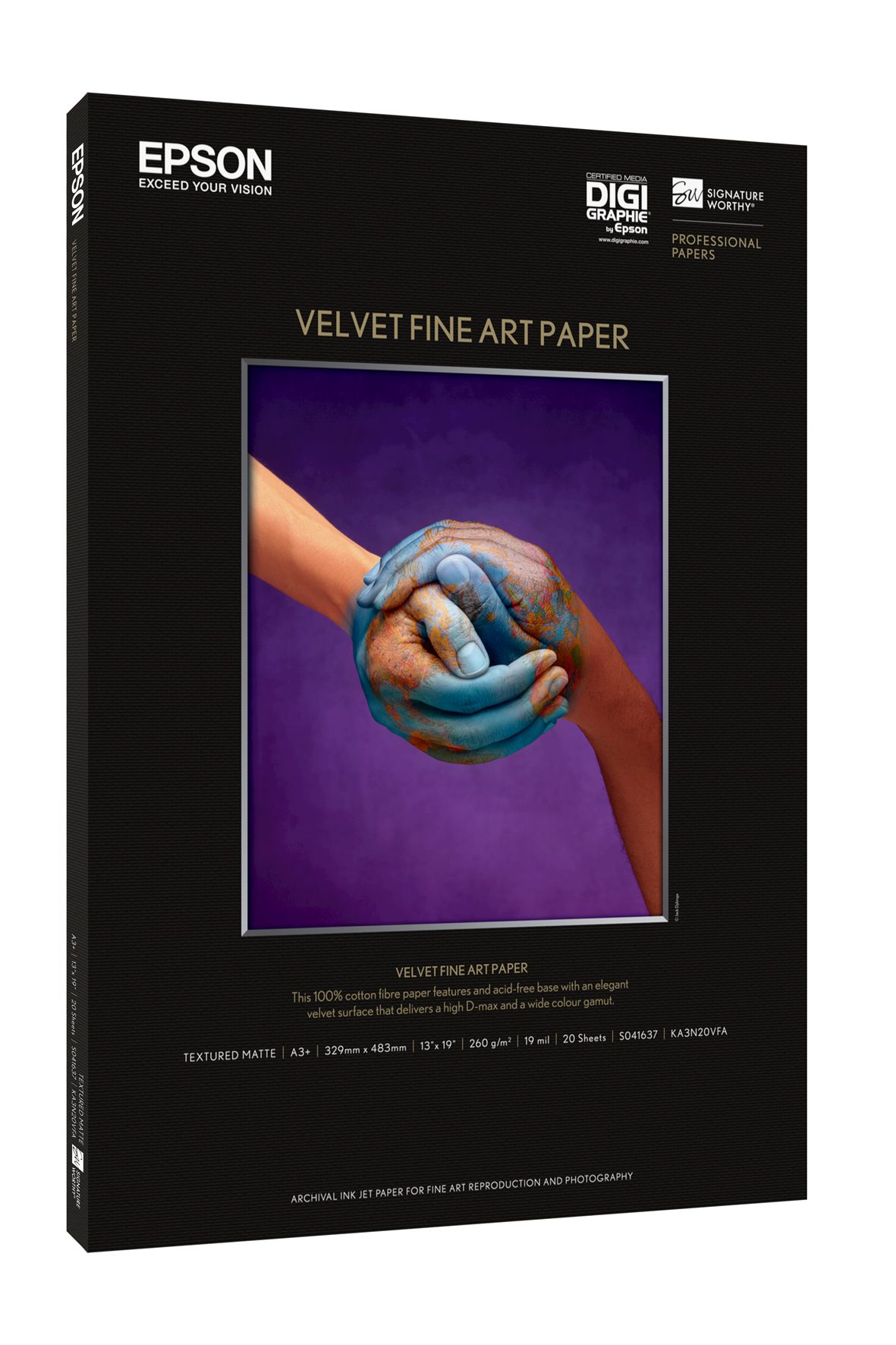 EPSON FINE ART VELVET 260G A2 X25 SHTS - Image 2