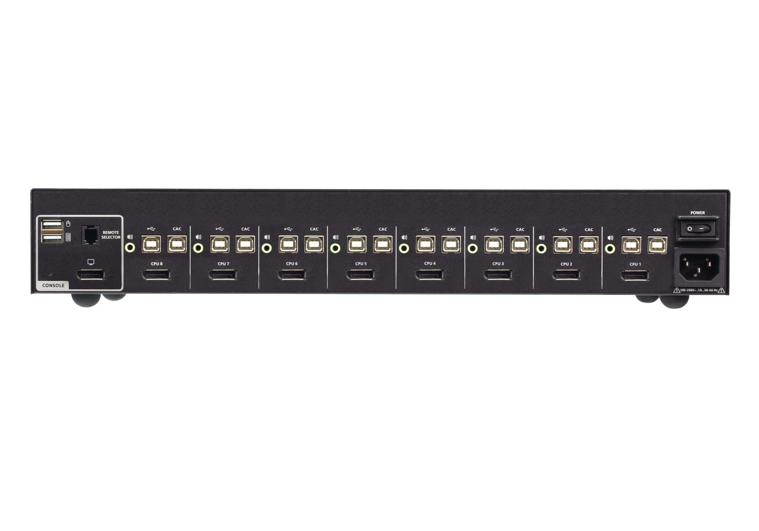 Aten 8-Port USB DisplayPort Secure KVM Switch with CAC, Compliant with PSD PP v4.0 (Protection Profile for Peripheral Sharing Device, Version 4.0) - Image 2