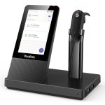 Yealink Dect Wireless (wh67) Ms Convertible Headset , 4″ Touch Screen Base , Speakerphone (1308040)