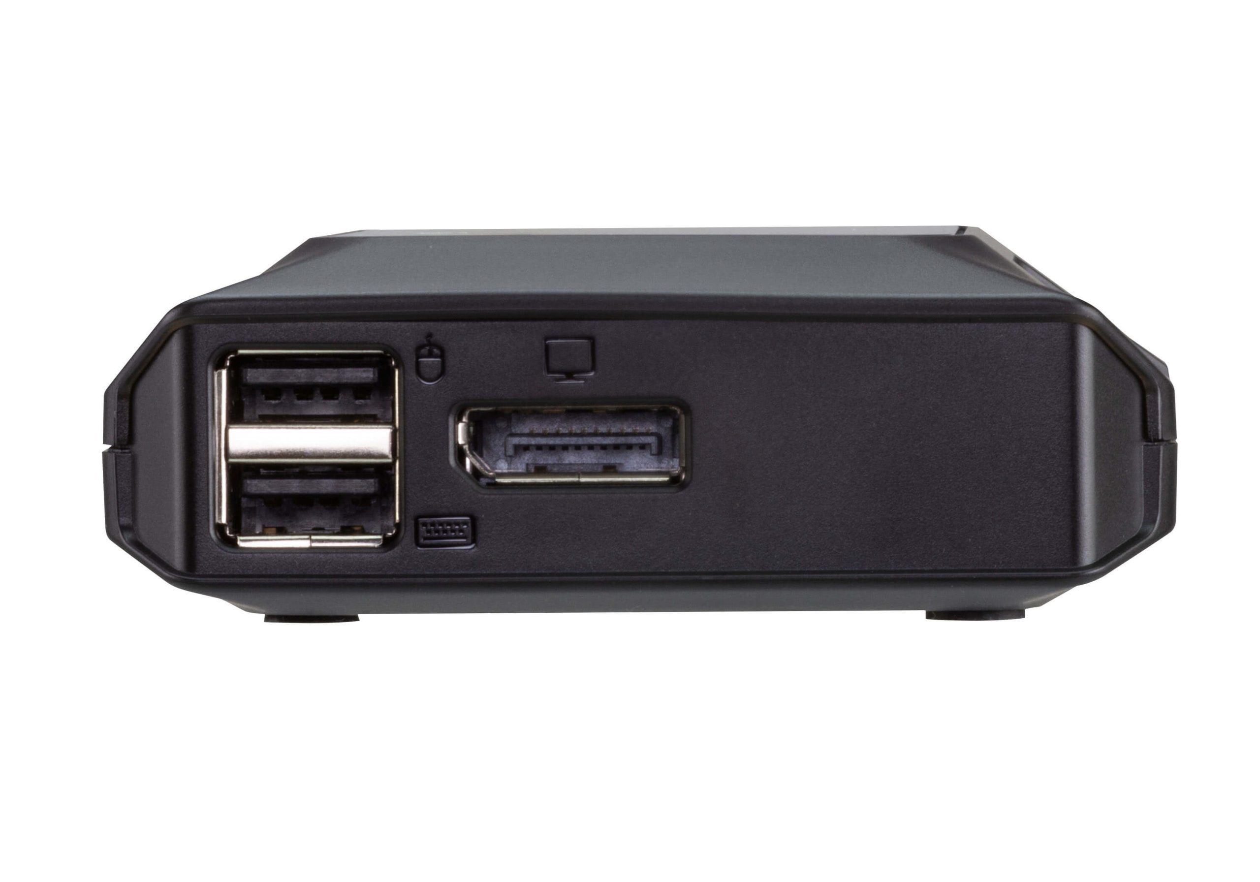 Aten 2-Port 4K DisplayPort USB-C Cable KVM Switch with Remote Port Selector - Image 2