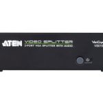 Aten Professional Video Splitter 2 Port Vga Splitter With Audio 450mhz, 1920×1440@60hz, Cascadable To 3 Levels (up To 8 Outputs) (VS0102-AT-U)