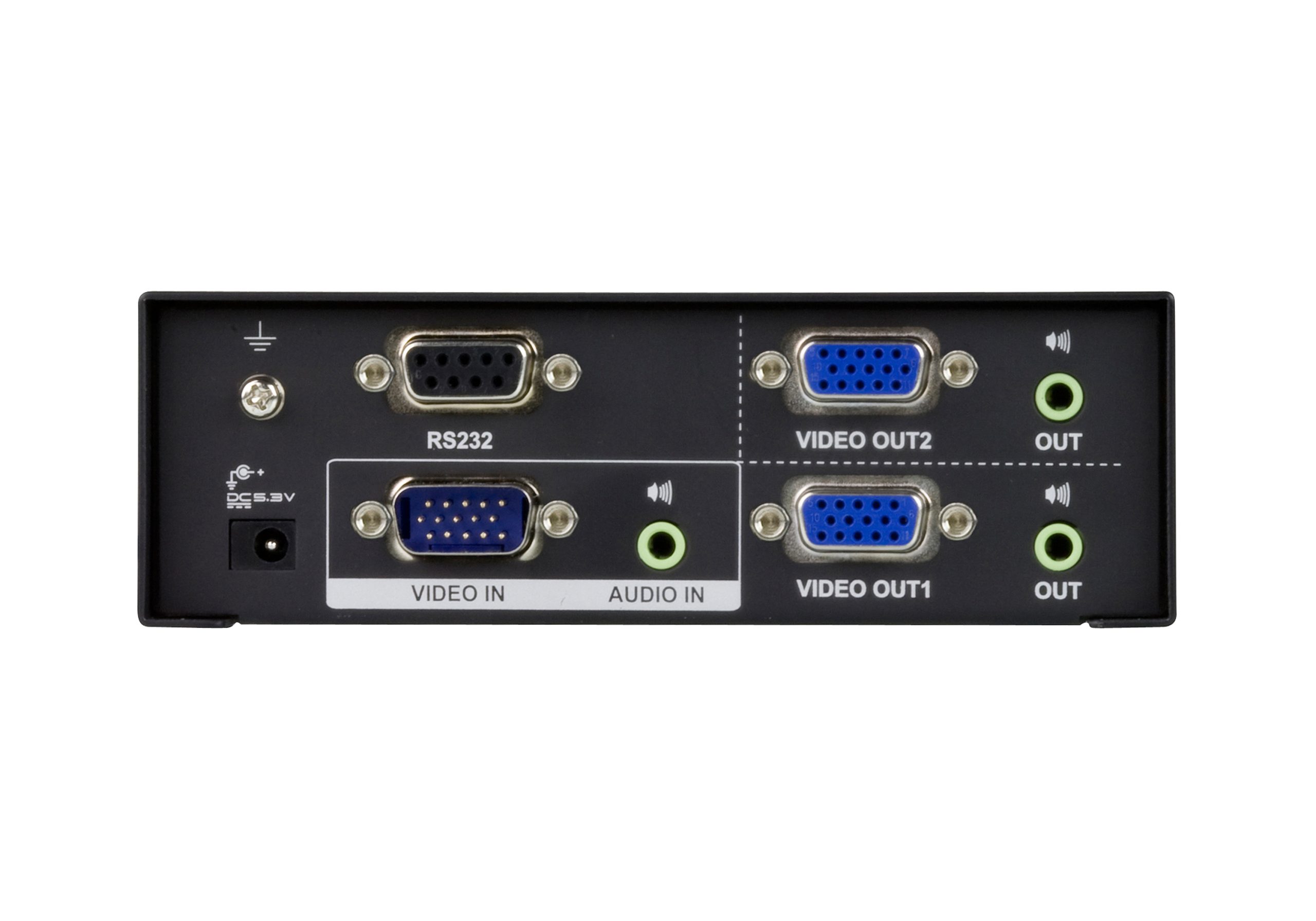 Aten Professional Video Splitter 2 Port VGA Splitter with Audio 450MHz, 1920x1440@60Hz, Cascadable to 3 levels (Up to 8 Outputs) - Image 3