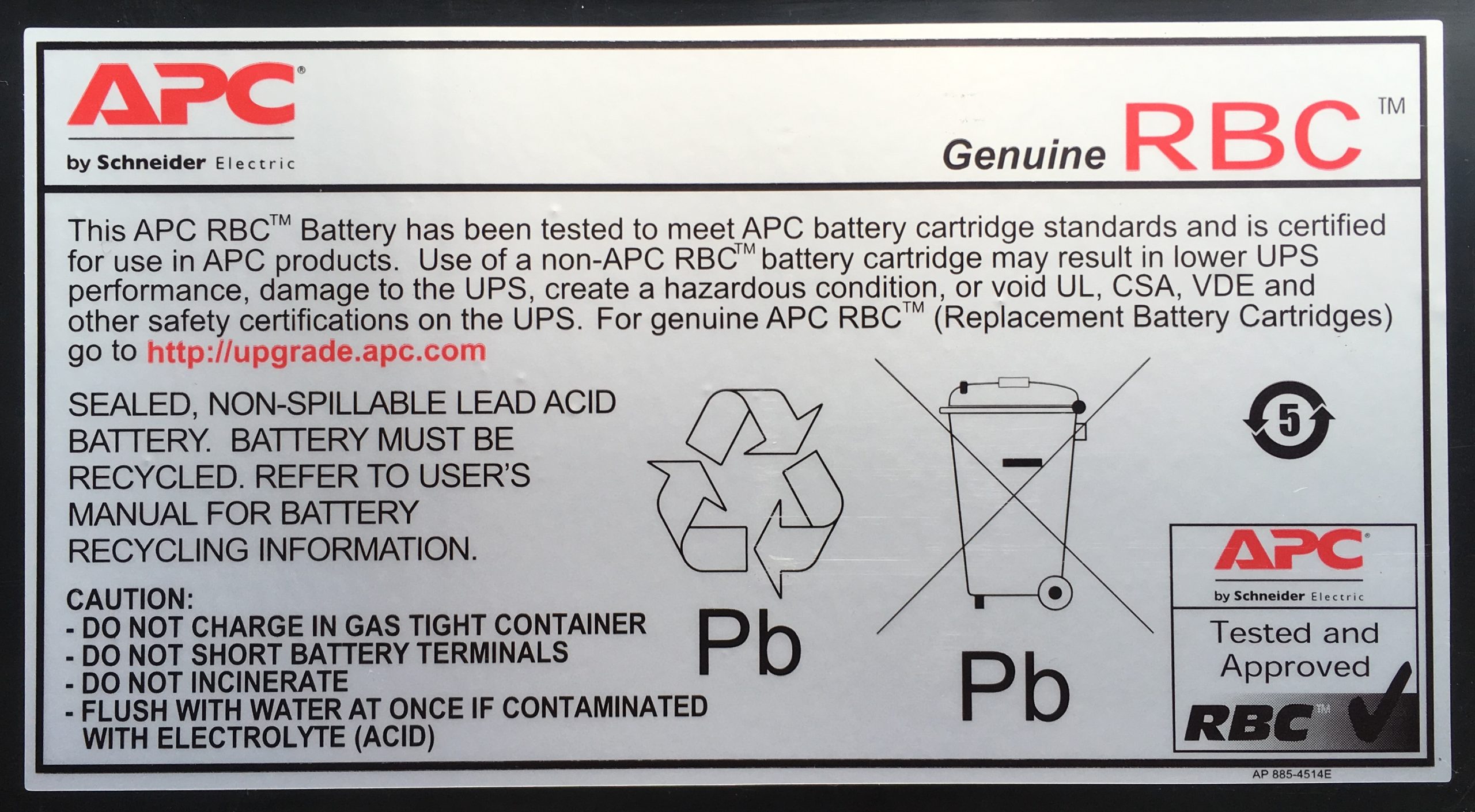APC REPLACEMENT BATTERY CARTRIDGE 118 - Image 9
