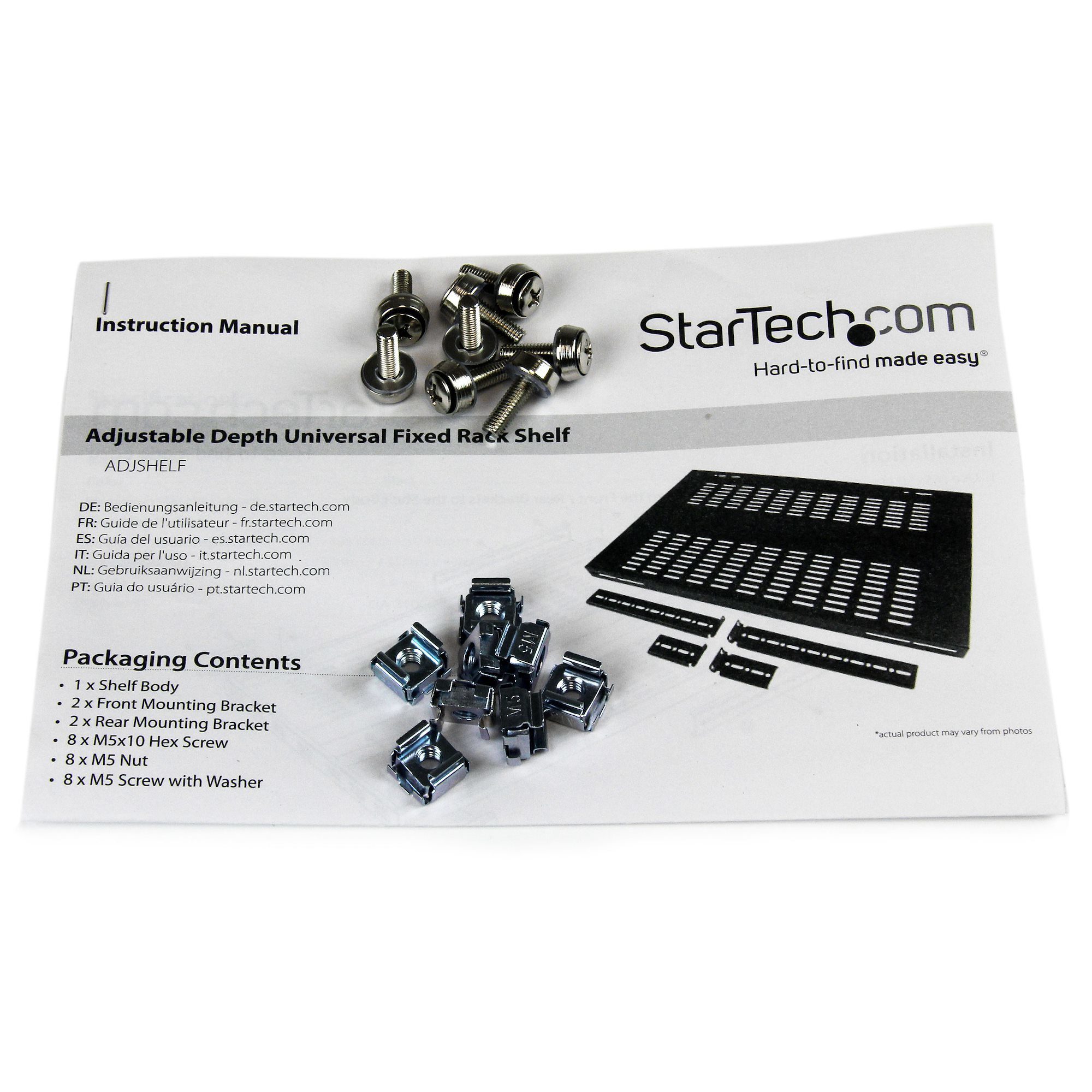 Adjustable Mount Depth Rack Mount Shelf - Image 5