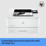 HP Laserjet Pro 4001dn Mono Sfp. 40ppm, Duplex, Network, 250 Sheet Tray. 1yr Warranty (2Z600F)