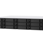 QNAP 12-bay Rackmount Nas, Amd Ryzenâ„¢ Embedded V1500b Quad-core 2.2 Ghz Processor, 8gb Ddr4 Ram (max 32gb), 3y Wty (no Rail) (TS-1273AU-RP-8G)