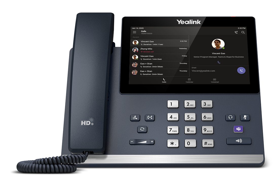 YEALINK (MP56) DESKTOP PHONE WITH HANDSET, 7" TOUCH SCREEN, MS TEAMS 2nd GEN - Image 2