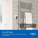 TP-Link Mini Smart Wi-fi Socket, Energy Monitoring, Tapo App, Remote Control, Schedule & Timer, Voice Control, Away Mode, Easy Setup (TAPO P110)