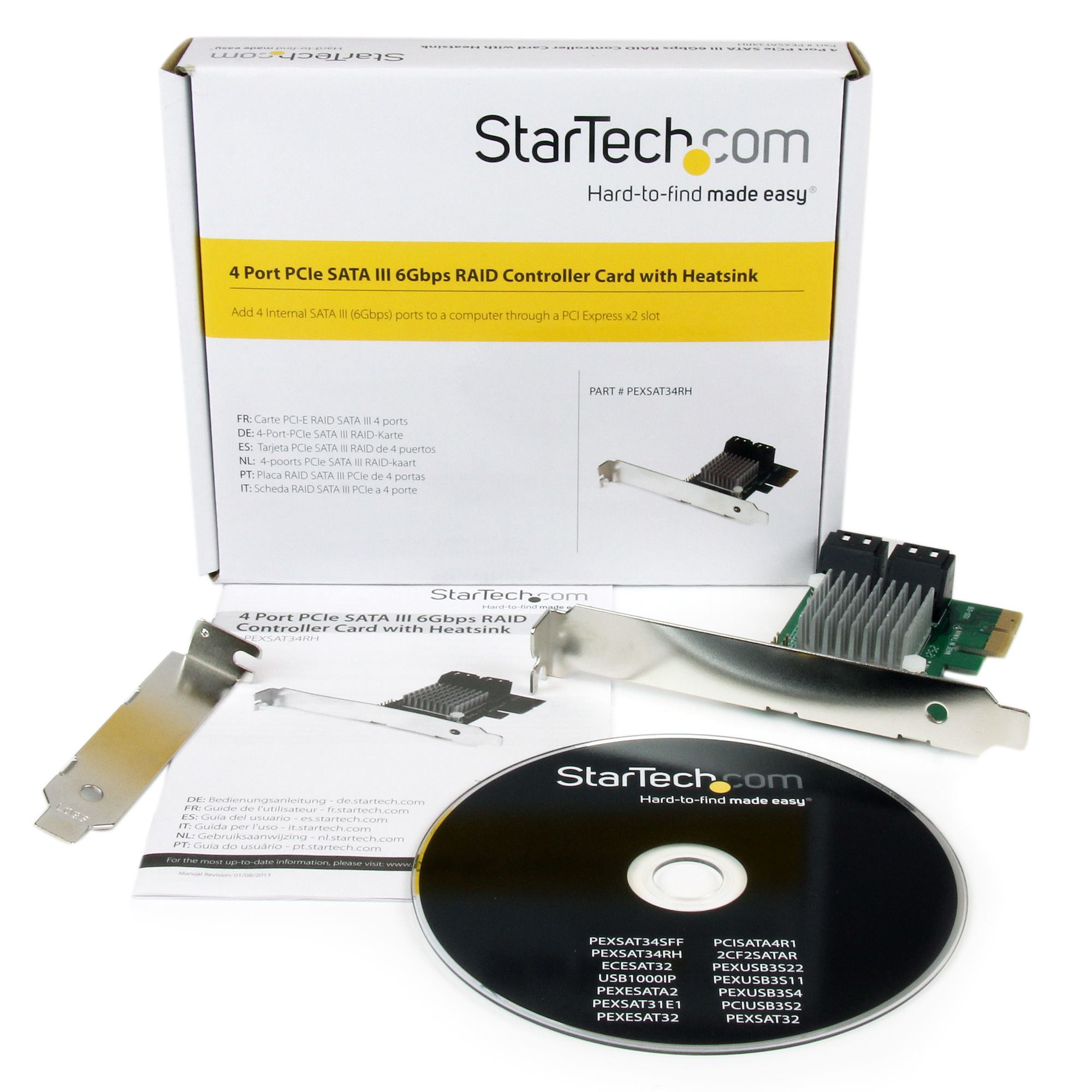 4 Port PCIe SATA III Controller Card. - Image 3