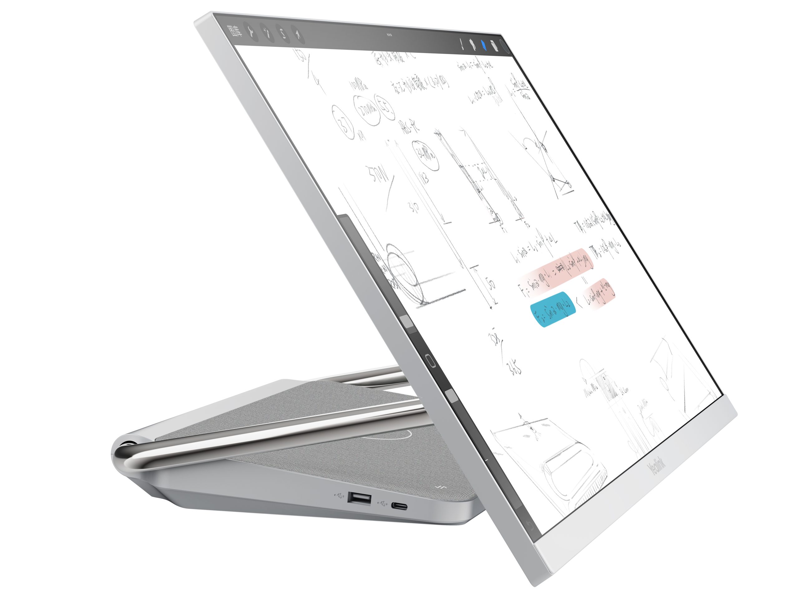 YEALINK DESKVISION A24 24" TEAMS COLLAB TOUCH DISPLAY, 4K CAMERA, MIC, SPKR, 2YR - Image 3