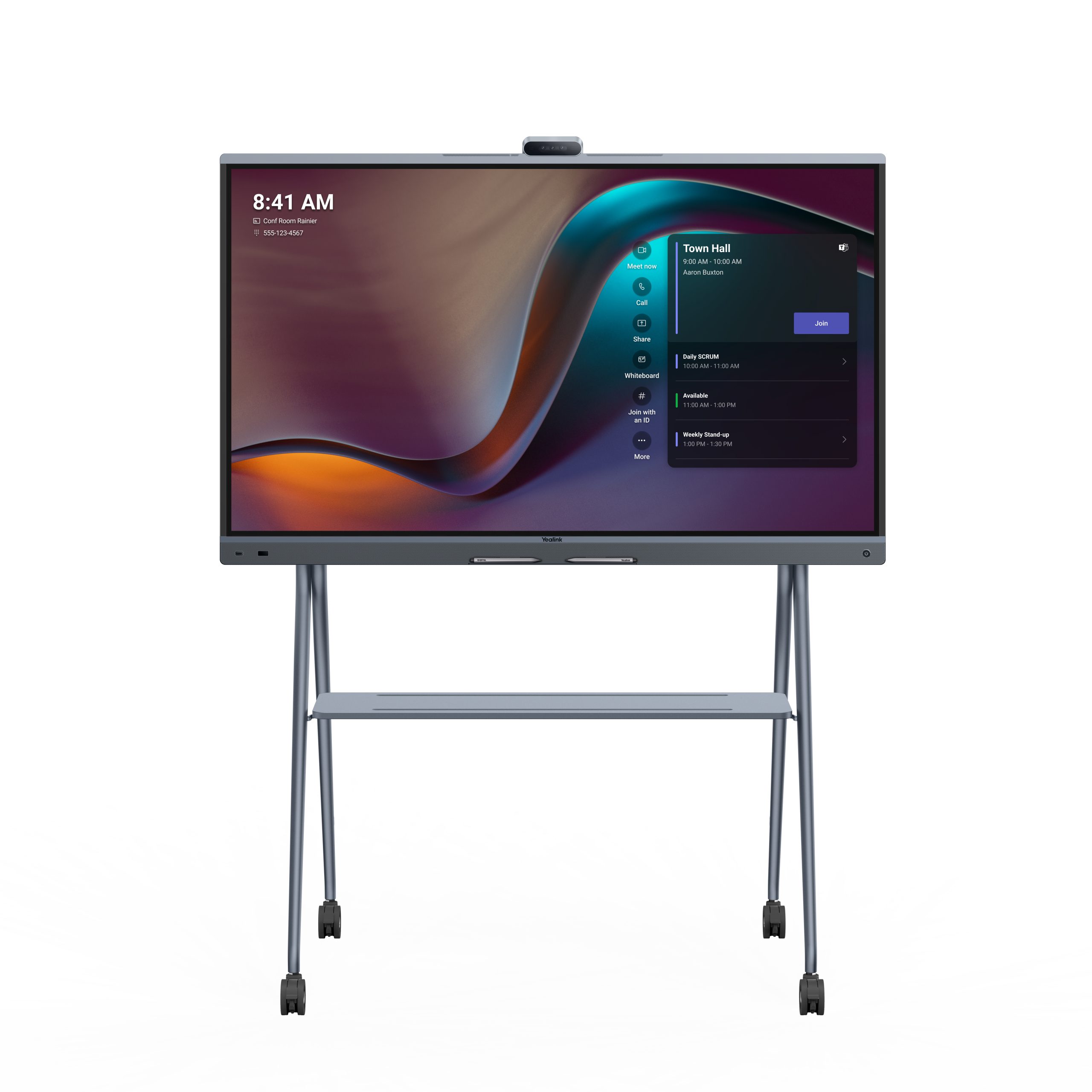 YEALINK (MB65PRO-A02) 65" PRO INTERACTIVE 4K BOARD, 3*50MP CAM, WALL MOUNT NOT INCLUDED - Image 2
