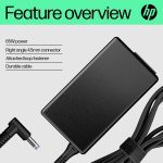 HP 65w Smart Ac Adapter With 4.5mm. (H6Y89AA)