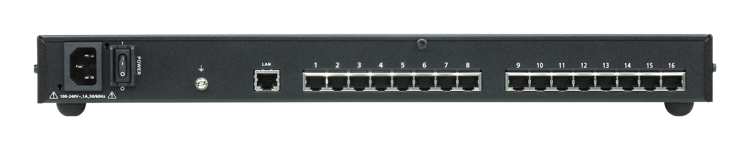 ATEN 16 PORT SERIAL CONSOLE SERVER OVER IP WITH AC POWER - Image 2