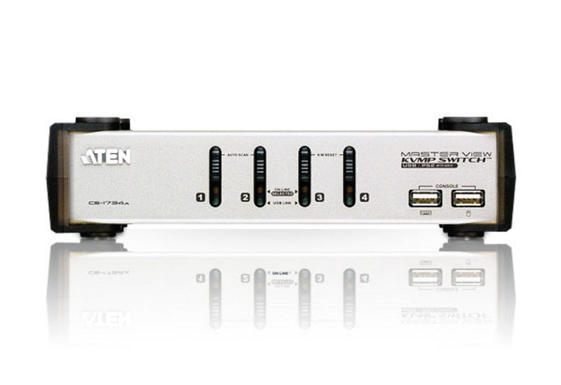 ATEN 4 PORT USB KVMP VGA SWITCH WITH AUDIO - Image 3