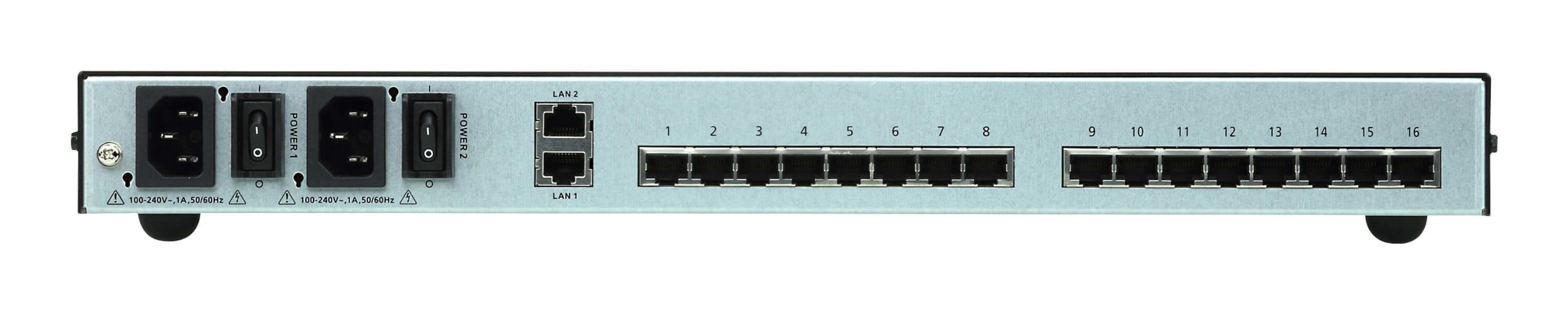 ATEN 16 PORT SERIAL CONSOLE SERVER OVER IP WITH DUAL AC POWER - Image 2