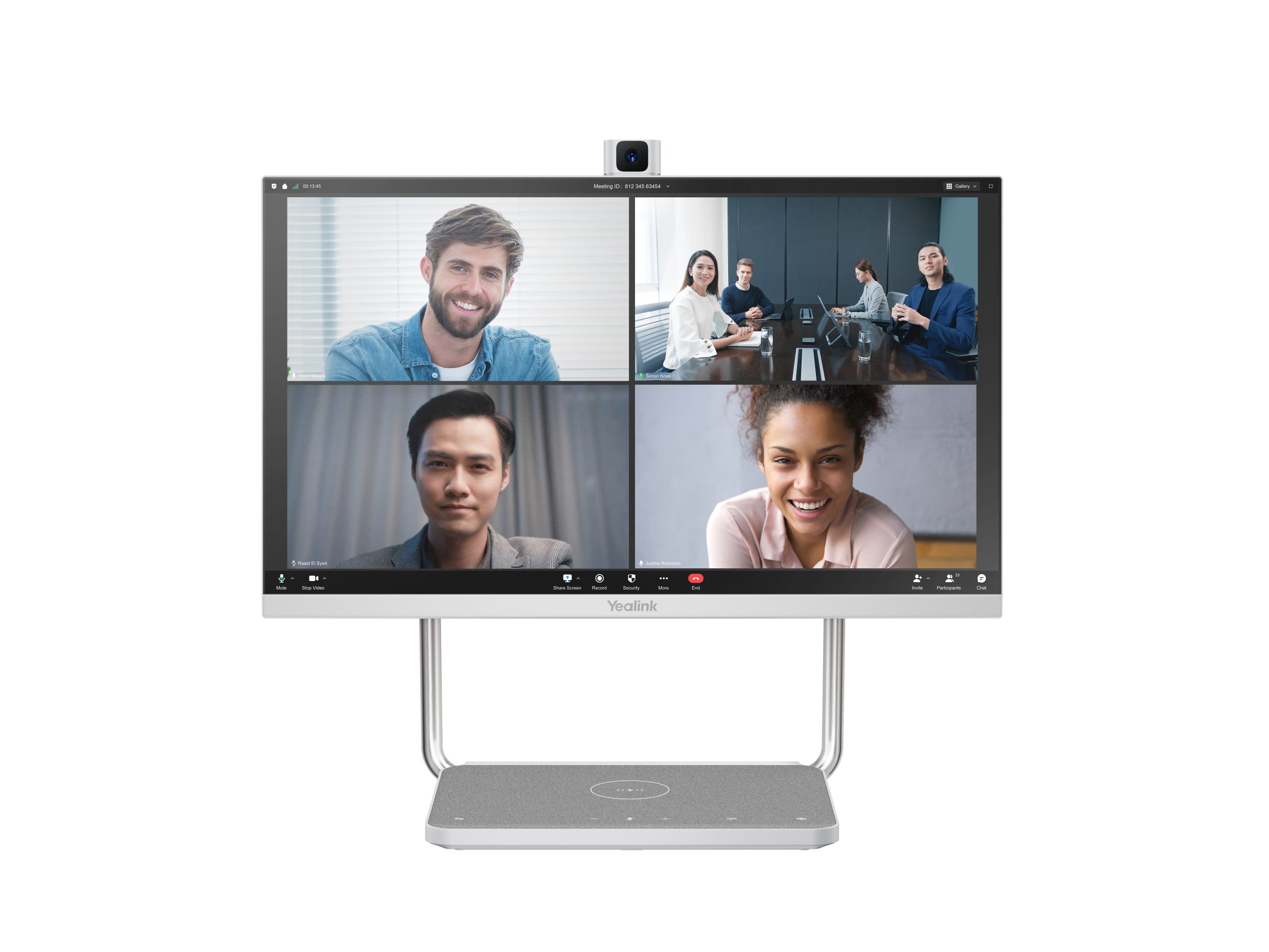 YEALINK DESKVISION A24 24" TEAMS COLLAB TOUCH DISPLAY, 4K CAMERA, MIC, SPKR, 2YR - Image 5