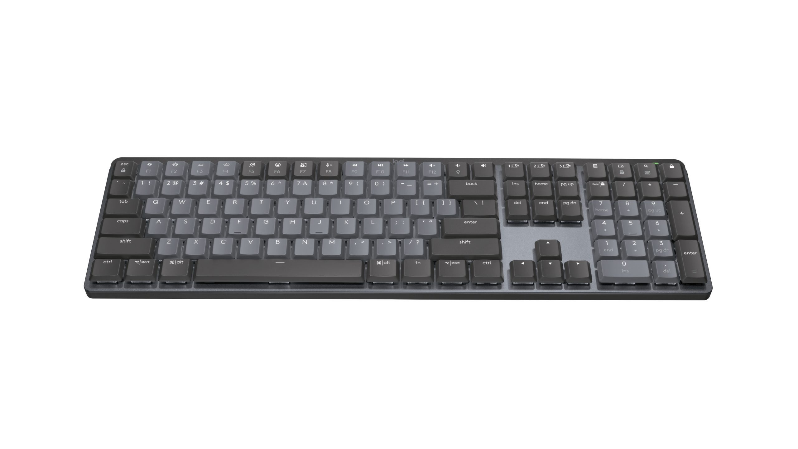 LOGITECH MX MECHANICAL WIRELESS KEYBOARD, ILLUMINATED, LOGI BOLT,BT,GRAPHITE,TACTILE,2YR - Image 3