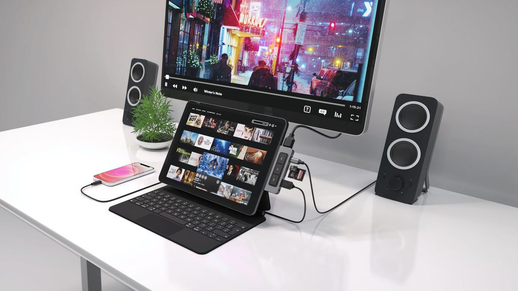 HyperDrive Media 6in1 USB-C Hub for iPad - Image 2
