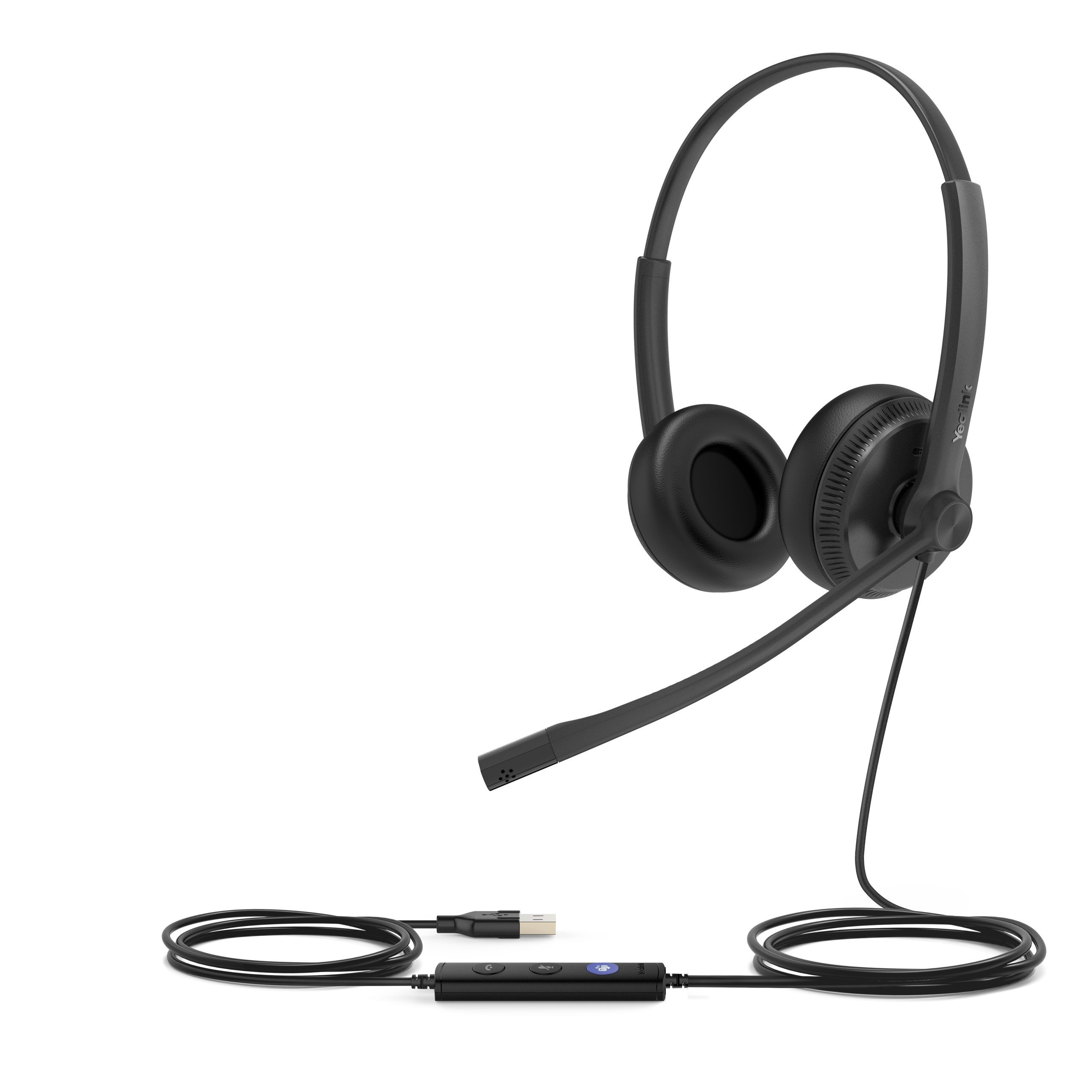 YEALINK WIRED (UH34) MS DUAL HEADSET,NOISE CANCELLING MICROPHONE,USB-A - Image 2