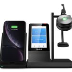 Yealink Dect Wireless (wh66) Uc Mono Headset , 4″ Touch Screen Base , Speakerphone (1308007)