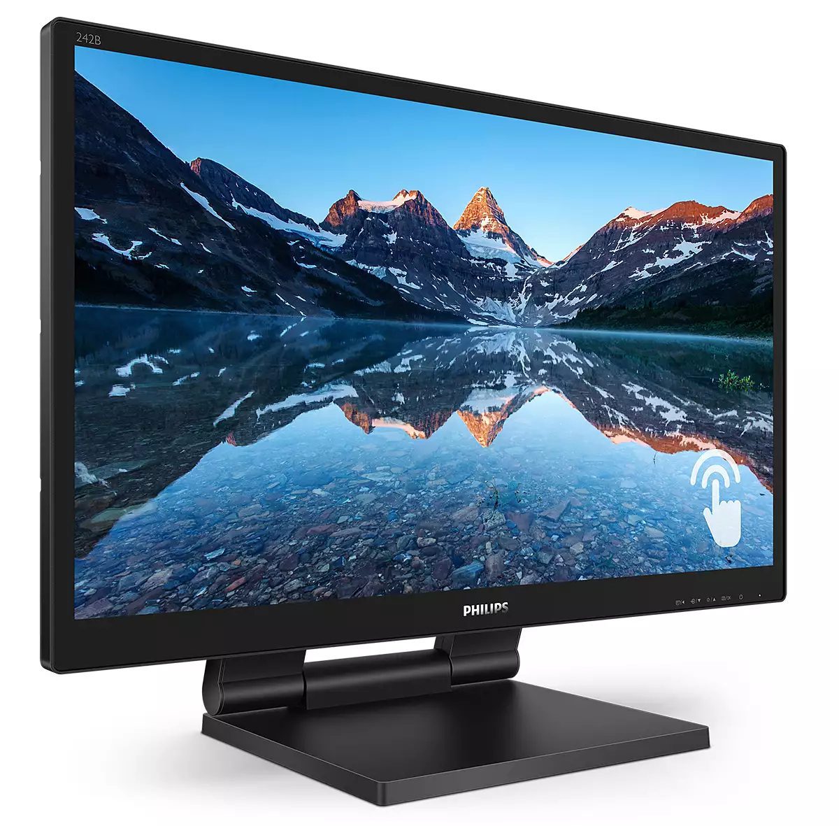 PHILIPS 24" (16:9) MONITOR, FHD TOUCH IPS, HDMI, DP, H/ADJ, SPK, 4YR - Image 3