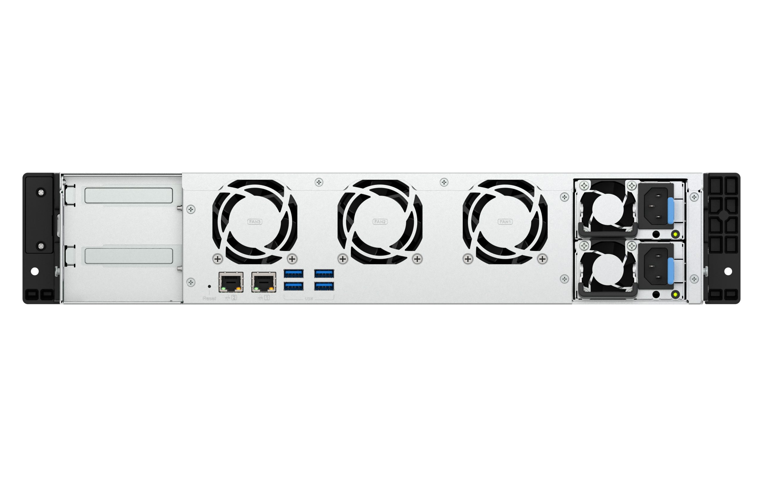 QNAP TS-855eU-RP-8G, 2U short-depth rackmount NAS with 8-core computing power, Intel Atom C5125 8-core processor, 2.8GHz, 8 GB SODIMM DDR4 (1x 8 GB), 3 Yrs WTY - Image 2