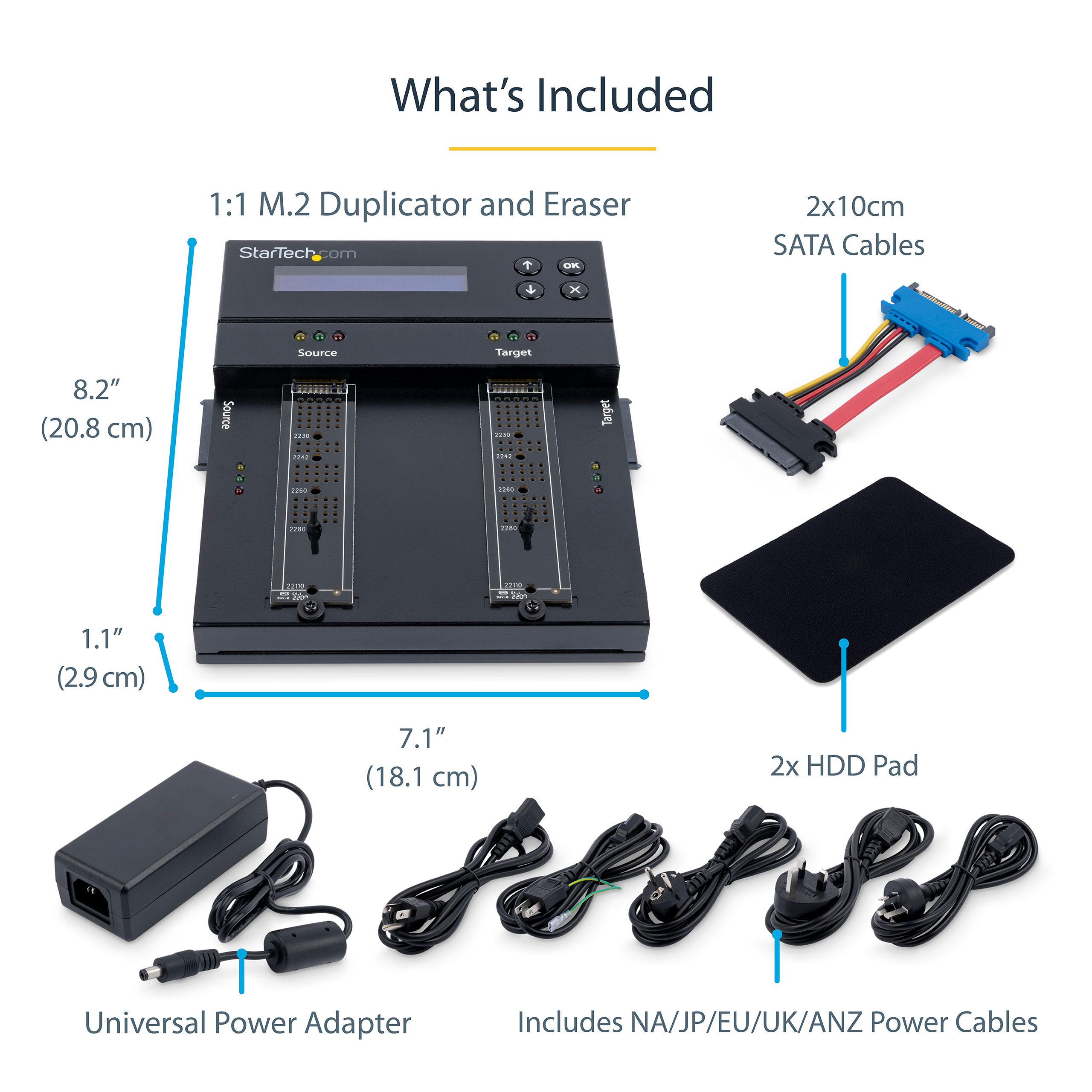 Standalone M.2 SATA M.2 NVMe Duplicator - Image 17