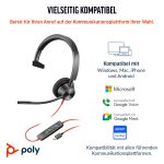 Poly Bw 3310 Mono Usb-c Hs +usb-c/a (8X215AA)