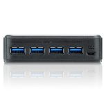 Aten Peripheral Switch 4×4 Usb 3.1 Gen1, 4x Pc, 4x Usb 3.1 Gen1 Ports, Remote Port Selector, Plug And Play (US434-AT)