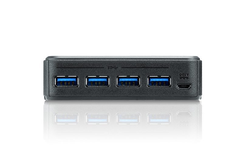 Aten Peripheral Switch 4x4 USB 3.1 Gen1, 4x PC, 4x USB 3.1 Gen1 Ports, Remote Port Selector, Plug and Play - Image 2