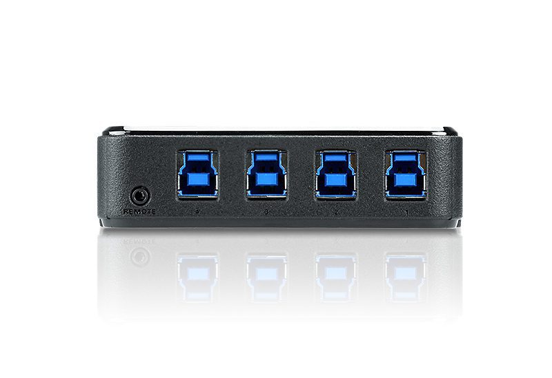Aten Peripheral Switch 4x4 USB 3.1 Gen1, 4x PC, 4x USB 3.1 Gen1 Ports, Remote Port Selector, Plug and Play - Image 3