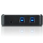 Aten Peripheral Switch 2×4 Usb 3.1 Gen1, 2x Pc, 4x Usb 3.1 Gen1 Ports, Remote Port Selector, Plug And Play (US234-AT)