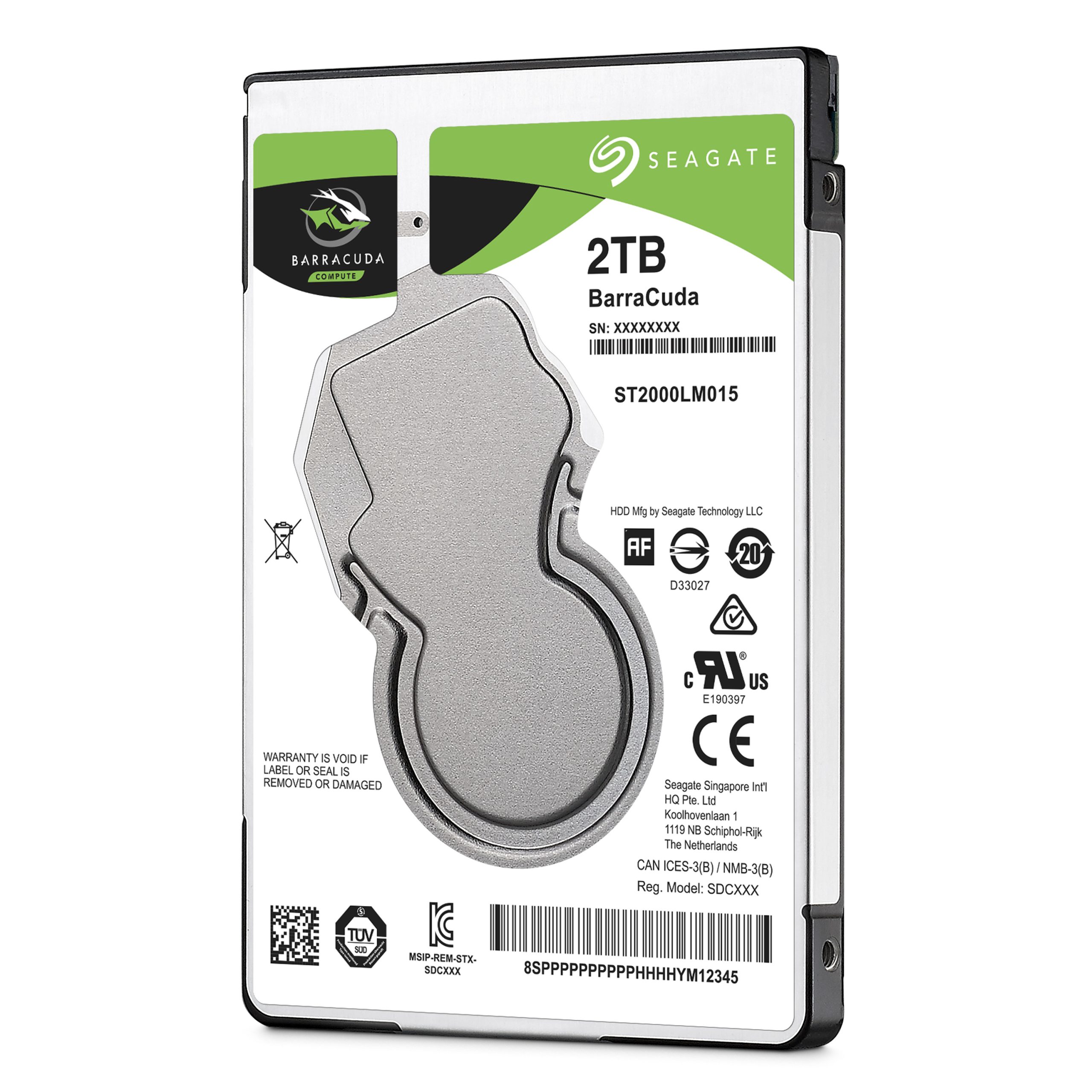 SEAGATE BARRACUDA INTERNAL 2TB, 2.5" SATA HARD DRIVE, 2YR WTY - Image 2