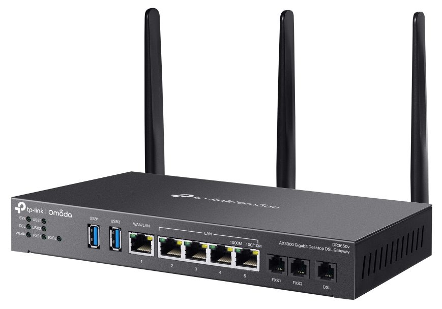 TP-Link DR3220v-4G Omada 4G+ Cat6 Gigabit Rackmount DSL Gateway - Image 2