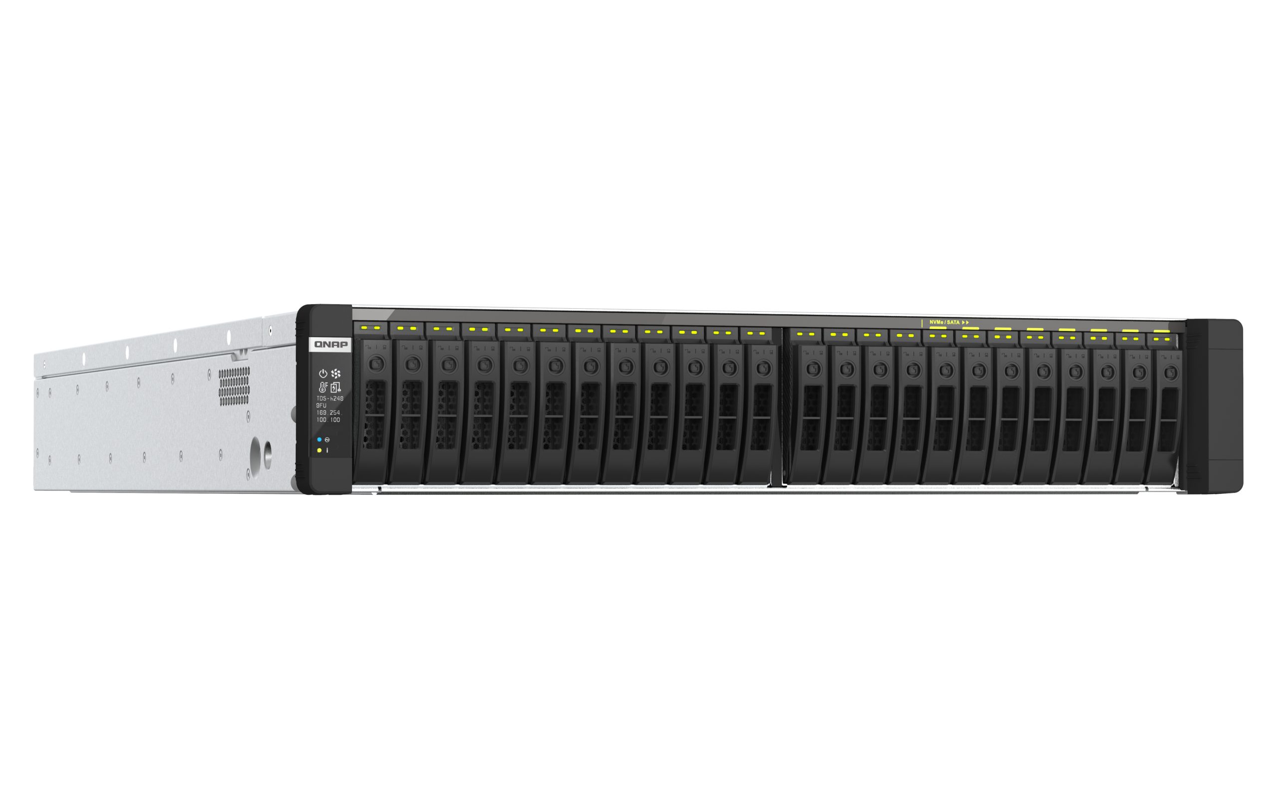 QNAP TDS-h2489FU-4314-128G,24-Bay all-flash U.2 NVMe PCIe Gen4 dual-processor NAS, 2 x Intel Xeon Silver 4314 processor, 128GB RDIMM ECC DDR4 RAM, 5 Yrs WTY - Image 3