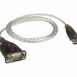 Aten Usb To Rs232 Converter With 1m Cable，921.6 Kbps Transfer Rate, Compatible With Windows, Mac, Linux (UC232A1-AT)