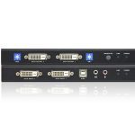 Aten Dvi Dual View Kvm Extender With Audio, Rs232, Edid Mode Support, Sun/mac Kb/ms Support (CE604-AT-U)