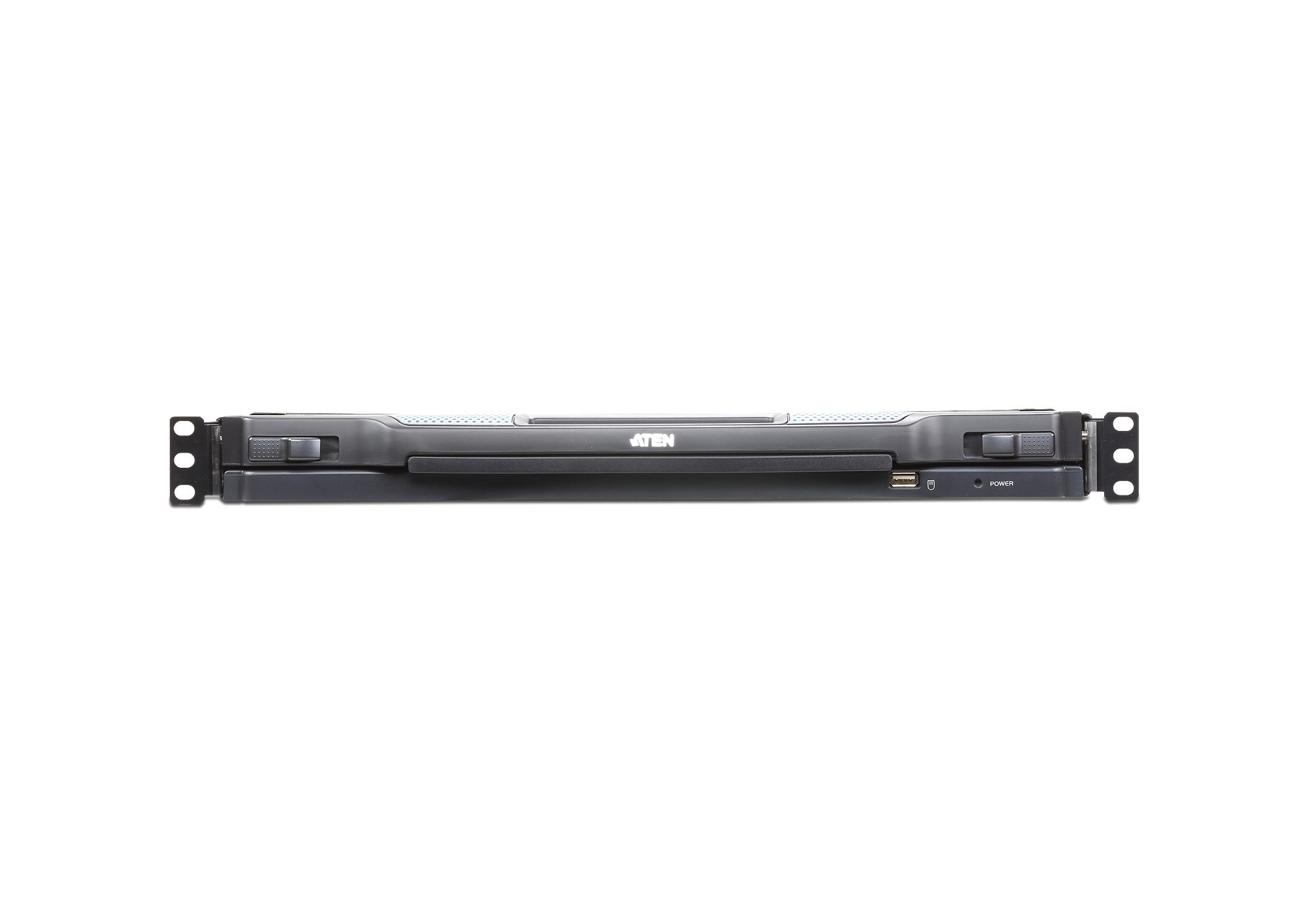 Aten 17' 1U Local/Remote Share Access 8-Port Single Rail LCD KVM over IP Switch - Image 3