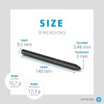 HP Pro Pen G1 Compatible Hp Probookelitebook X360 1xaaa 2xbutton Win11/10 Black 1yr Wty (8JU62AA)