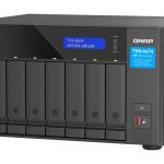 QNAP 8-bay Quts Hero Nas, Intel Core I7 12-core (8p+4e) /20-thread Processor, 32gb So-dimm Ddr4(max.64gb), 8 X 2.5″/3.5″ Sata Hdd, 3 Yrs Wty (TVS-H874-I7-32G)