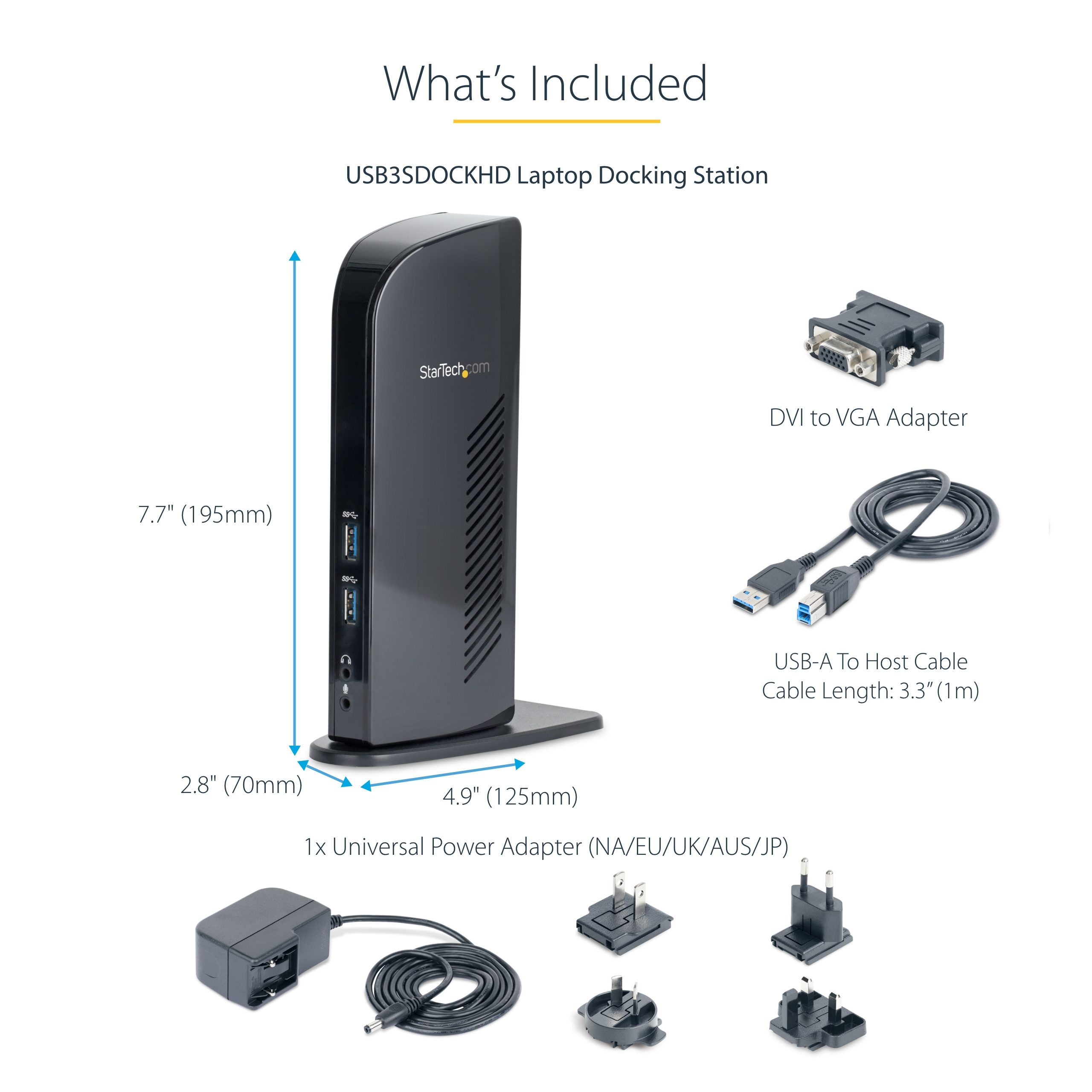 HDMI DVI USB 3.0 Laptop Docking Station - Image 6