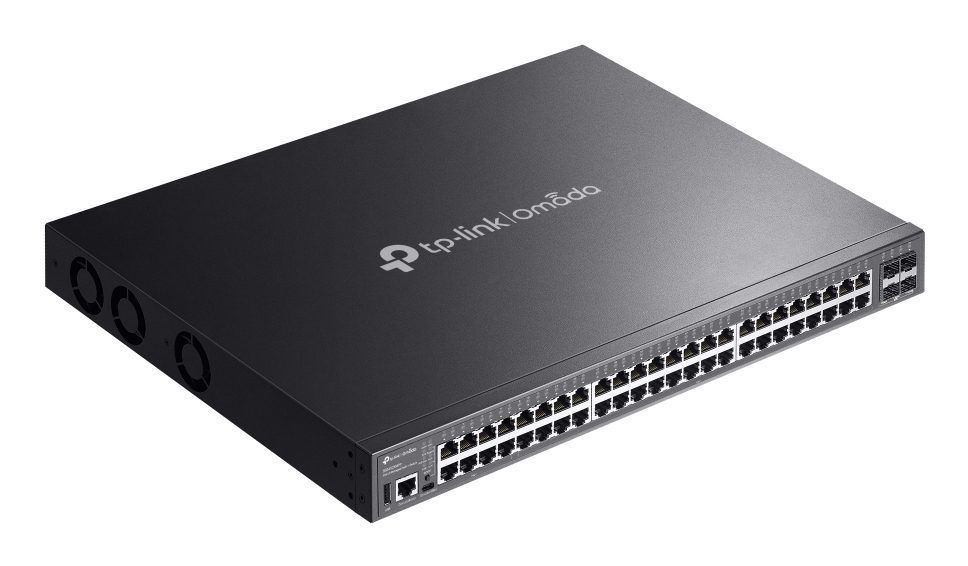 TP-Link SG5452XMPP Omada 48-Port Gigabit Stackable Lite L3 Managed PoE++ Switch with 4× 10G Slots - Image 2