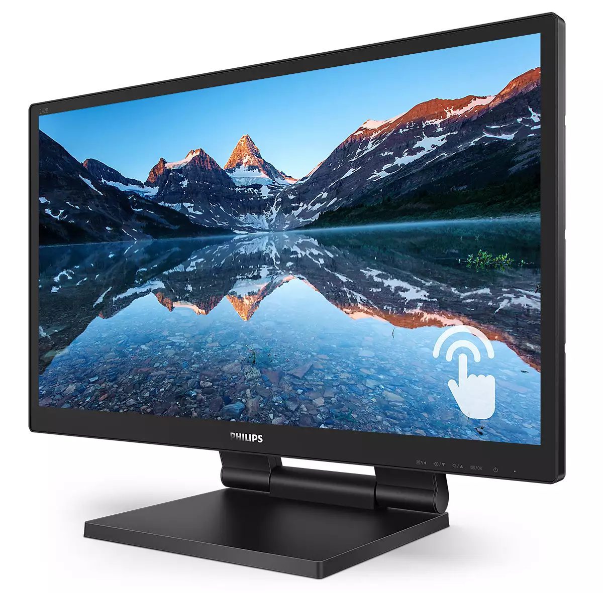 PHILIPS 24" (16:9) MONITOR, FHD TOUCH IPS, HDMI, DP, H/ADJ, SPK, 4YR - Image 4